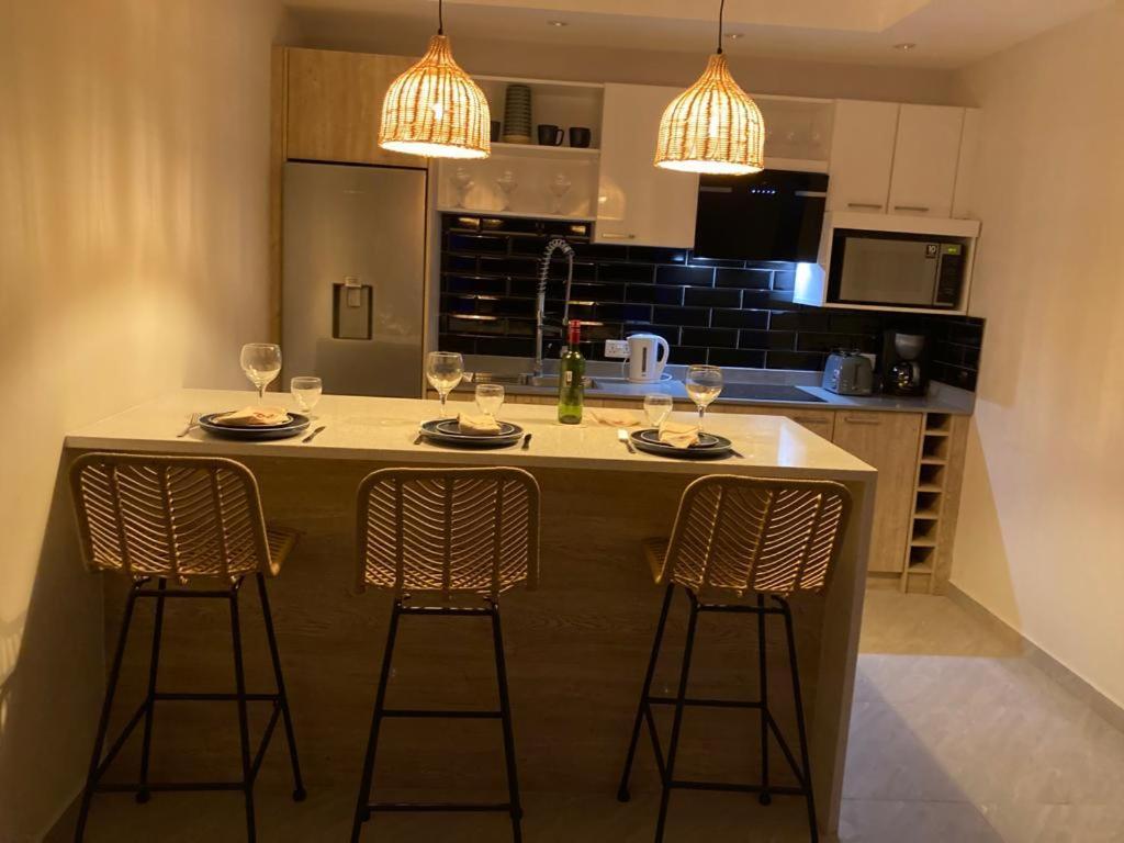 Splendide Penthouse Vue Mer A 5 Mn A Pied De La Plage Flic-en-Flacq Екстериор снимка
