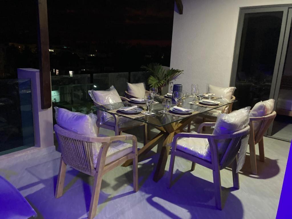 Splendide Penthouse Vue Mer A 5 Mn A Pied De La Plage Flic-en-Flacq Екстериор снимка