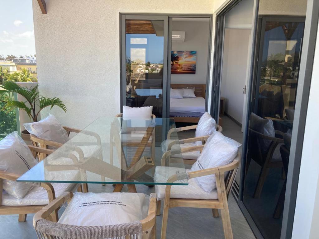 Splendide Penthouse Vue Mer A 5 Mn A Pied De La Plage Flic-en-Flacq Екстериор снимка