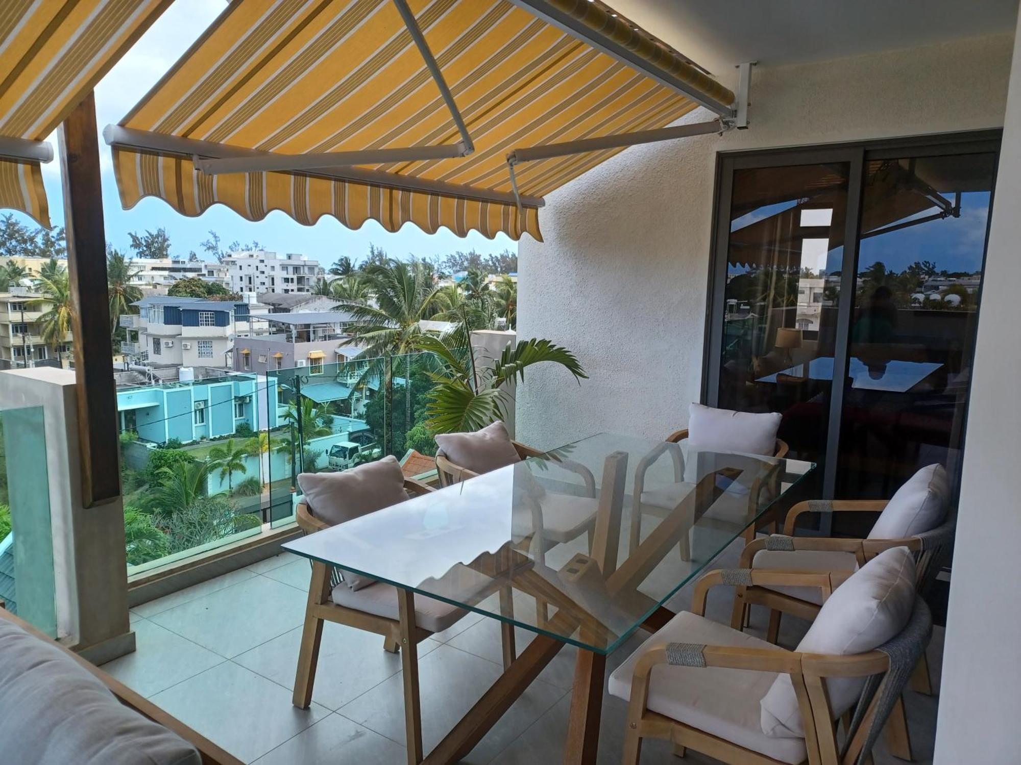 Splendide Penthouse Vue Mer A 5 Mn A Pied De La Plage Flic-en-Flacq Екстериор снимка